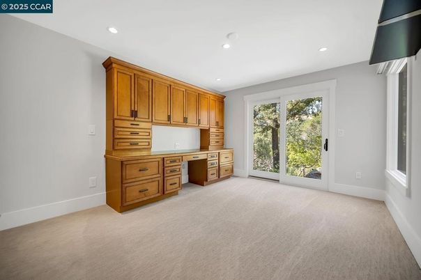 Home Office, Interior, Recessed Lighting