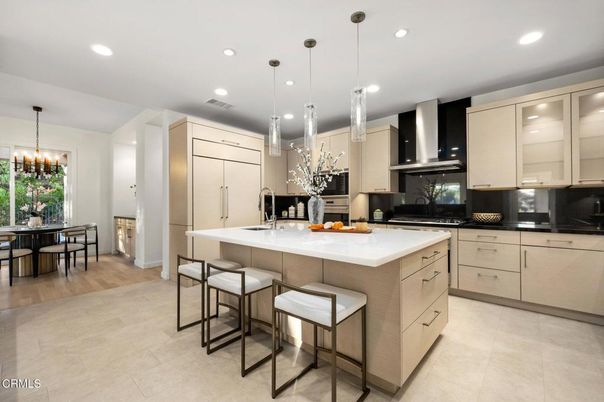 Dining room, Interior, Kitchen, Pendant Lights, Recessed Lighting
