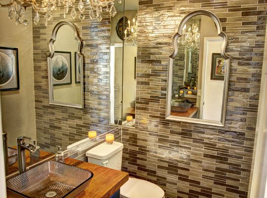 Bathroom, Interior, Stone Walls