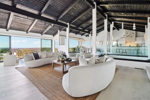 Interior, Living room, Pendant Lights, Wooden Beams, Wooden Ceilings, Wood Texture Flooring