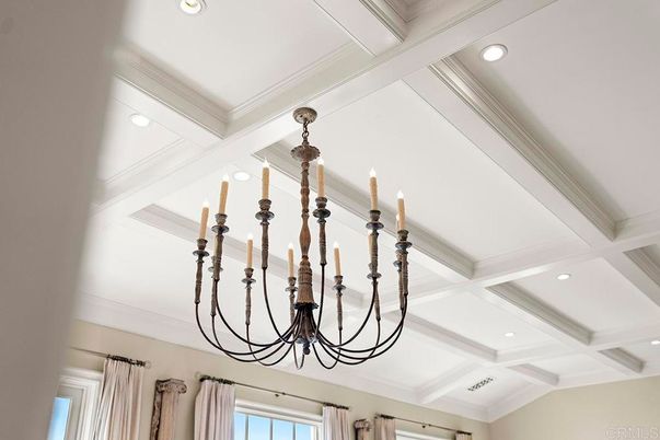 Chandelier, Interior, Recessed Lighting