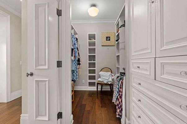 Interior, Walk-in Closets, Wood Texture Flooring