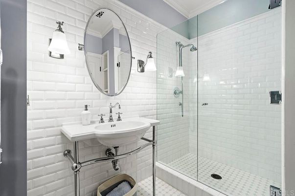 Bathroom, Glass Shower, Interior