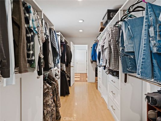 Interior, Recessed Lighting, Walk-in Closets, Wood Texture Flooring
