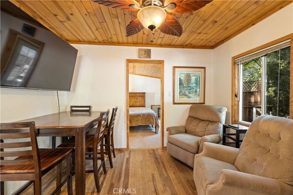 Bedroom, Dining room, Interior, Wooden Ceilings, Wood Texture Flooring