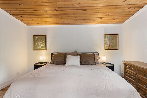 Bedroom, Interior, Wooden Ceilings, Wood Texture Flooring