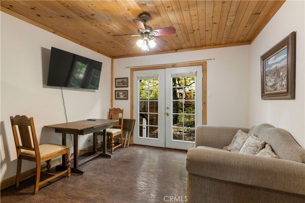 Home Office, Interior, Wooden Ceilings, Wood Texture Flooring