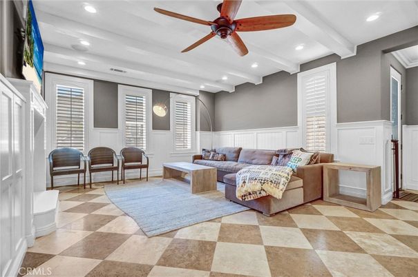Interior, Living room, Recessed Lighting
