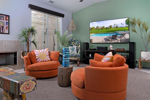 Fireplace, Interior, Living room, Pendant Lights