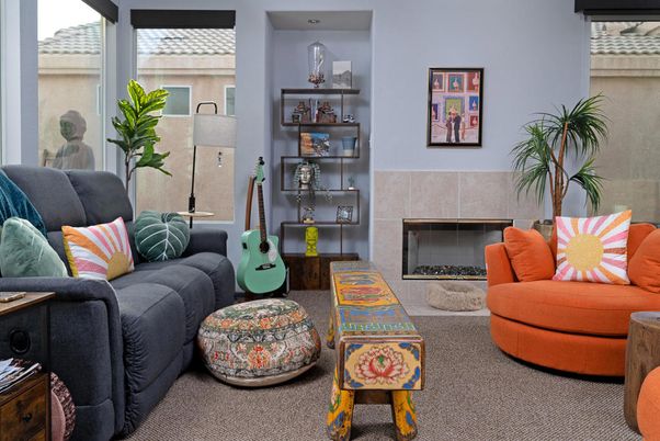 Fireplace, Interior, Living room
