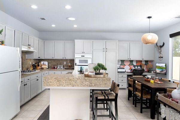 Dining room, Interior, Kitchen, Pendant Lights, Recessed Lighting