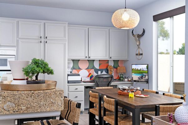 Dining room, Interior, Pendant Lights