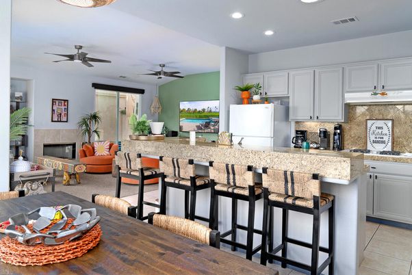 Interior, Kitchen, Living room, Recessed Lighting