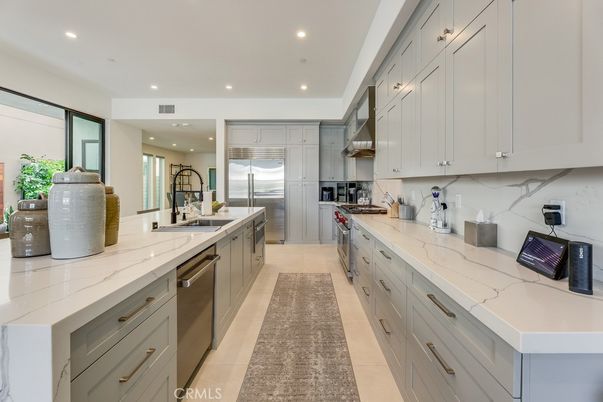 Interior, Kitchen, Recessed Lighting, Stainless Steel Appliances