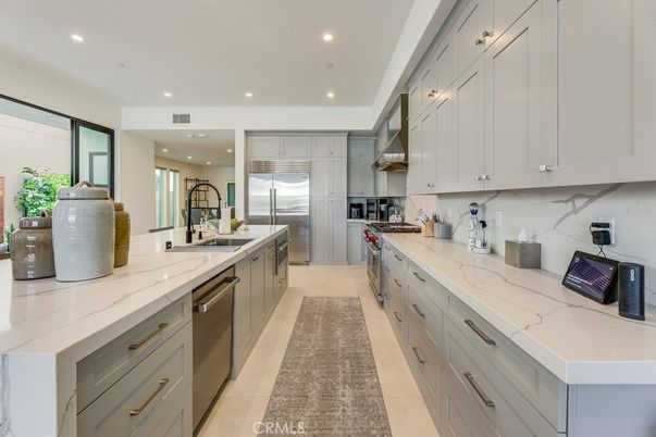 Interior, Kitchen, Recessed Lighting, Stainless Steel Appliances