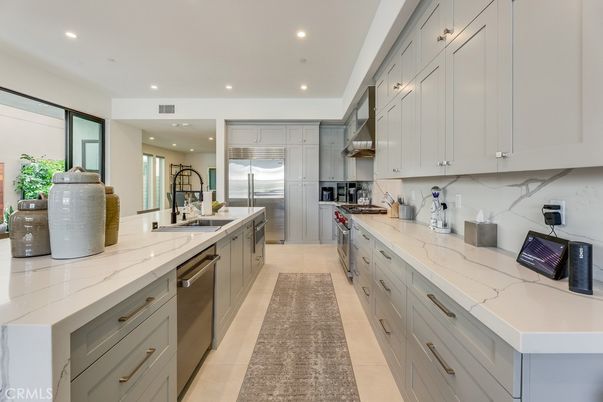 Interior, Kitchen, Recessed Lighting, Stainless Steel Appliances