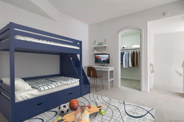 Bedroom, Home Office, Interior
