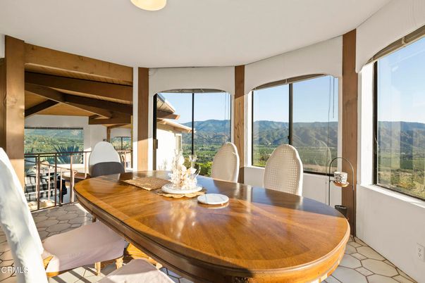 Dining room, Interior, Wooden Beams