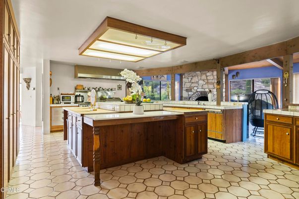 Interior, Kitchen, Tile Countertops
