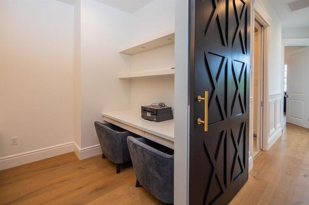 Home Office, Interior, Wood Texture Flooring