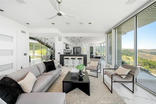 Interior, Kitchen, Living room, Recessed Lighting