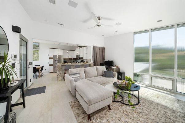 Dining room, Interior, Kitchen, Living room, Recessed Lighting, Stainless Steel Appliances