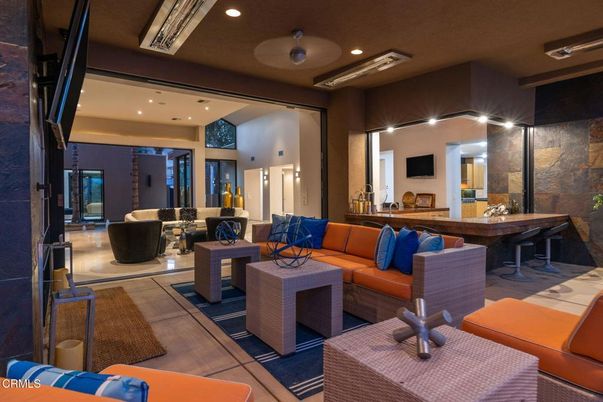 Interior, Living room, Recessed Lighting