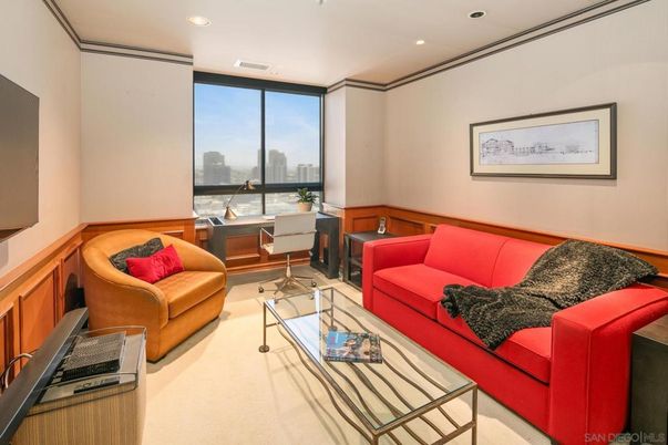 Home Office, Interior, Living room, Recessed Lighting