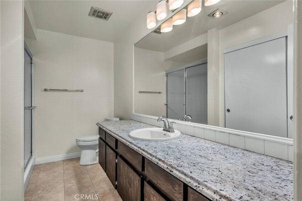 Bathroom, Dual Sink Vanities, Glass Shower, Interior