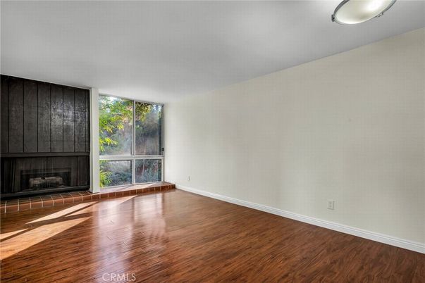 Empty room, Fireplace, Interior, Wood Texture Flooring