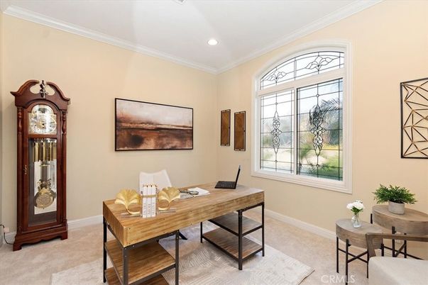 Home Office, Interior, Recessed Lighting