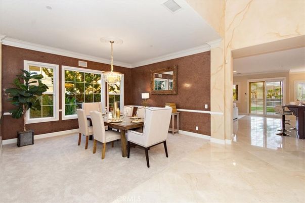 Chandelier, Dining room, Interior, Recessed Lighting