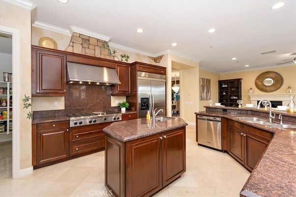 Interior, Kitchen, Recessed Lighting, Stainless Steel Appliances