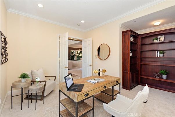 Home Office, Interior, Recessed Lighting