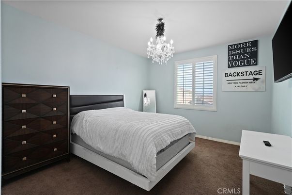 Bedroom, Chandelier, Interior