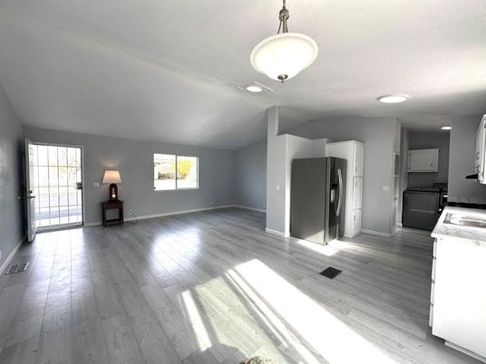 Empty room, Interior, Kitchen, Wood Texture Flooring