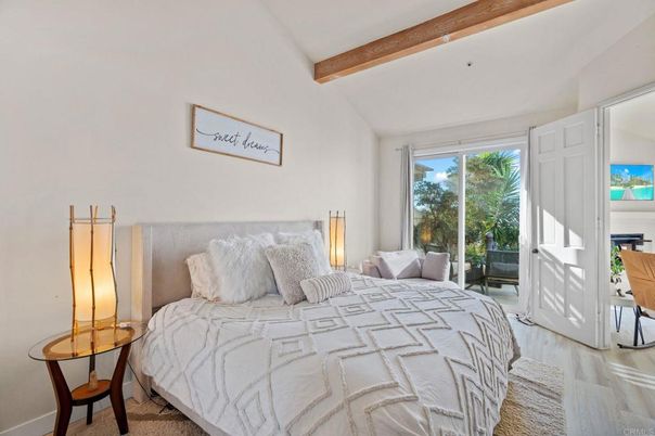 Bedroom, Interior, Wooden Beams, Wood Texture Flooring
