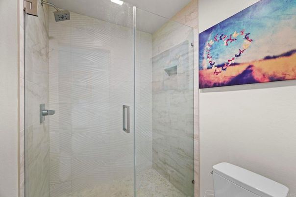 Bathroom, Glass Shower, Interior
