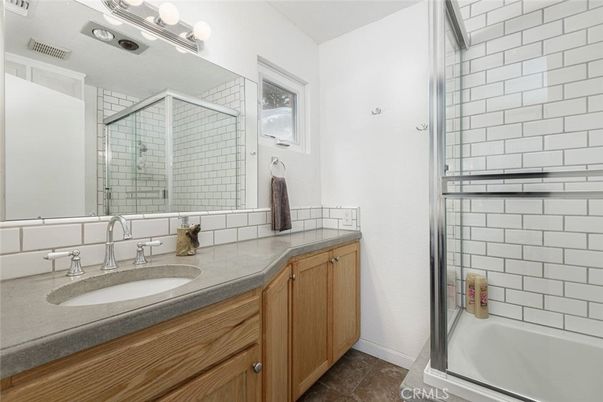 Bathroom, Dual Sink Vanities, Glass Shower, Interior