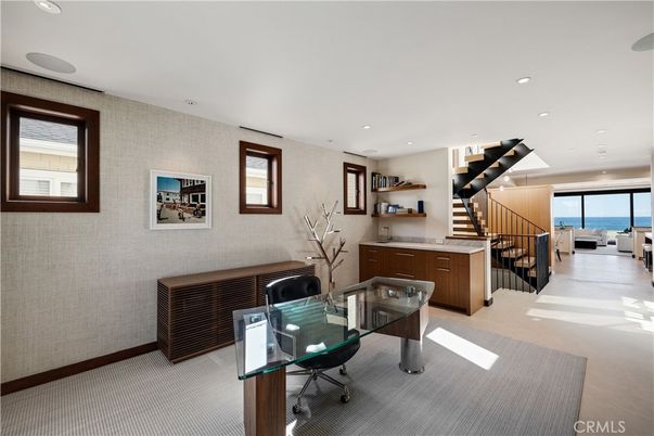 Home Office, Interior, Recessed Lighting