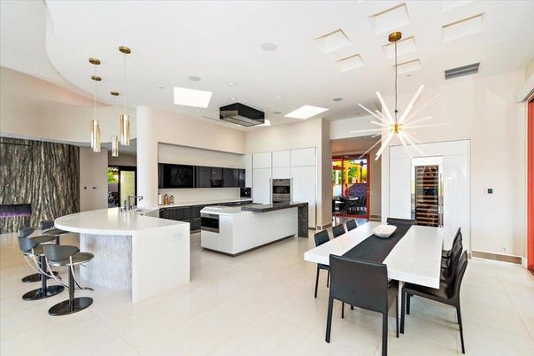 Dining room, Interior, Kitchen, Living room, Pendant Lights, Recessed Lighting