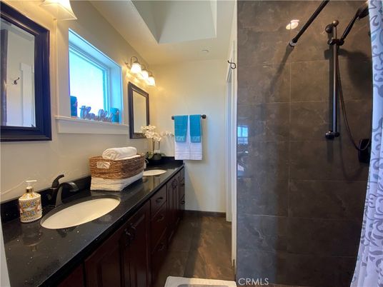 Bathroom, Dual Sink Vanities, Interior, Wood Texture Flooring