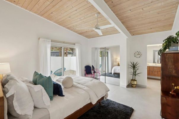 Bedroom, Interior, Wooden Ceilings