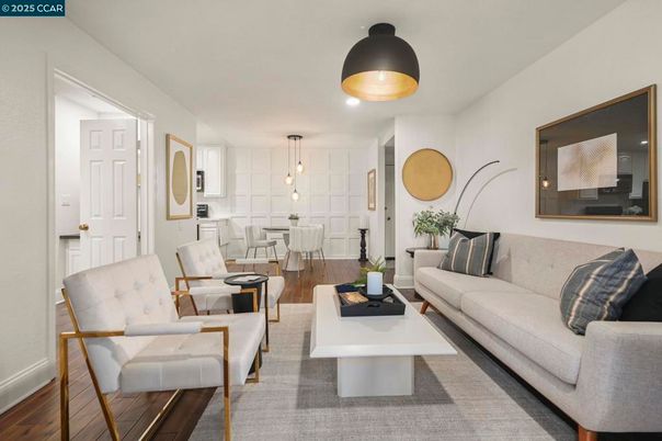 Dining room, Interior, Living room, Pendant Lights, Wood Texture Flooring