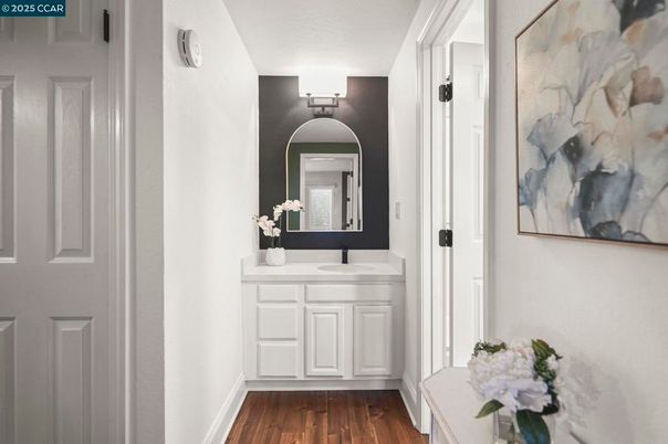 Bathroom, Interior, Wood Texture Flooring