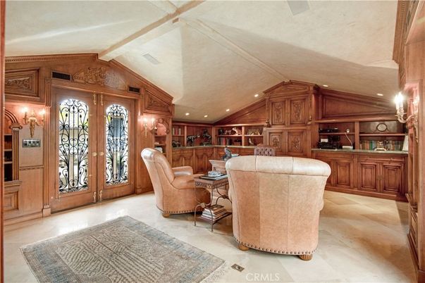 Interior, Living room, Recessed Lighting, Wooden Walls