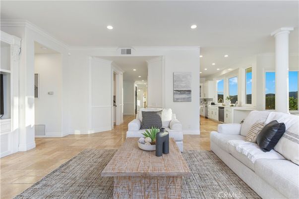Interior, Kitchen, Living room, Recessed Lighting