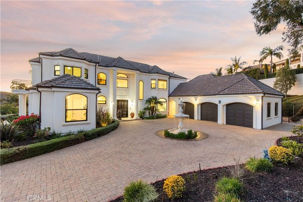 Attached, Backyard, Exterior, Facade, Mediterranean