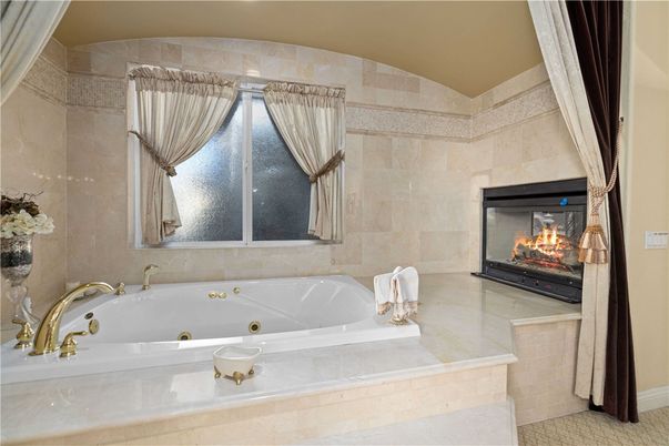 Bathroom, Fireplace, Interior