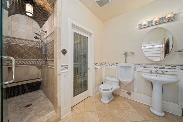 Bathroom, Glass Shower, Interior
